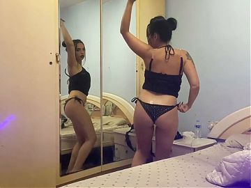 Schoolgirl sneaks out of class to do live cam. Part 2