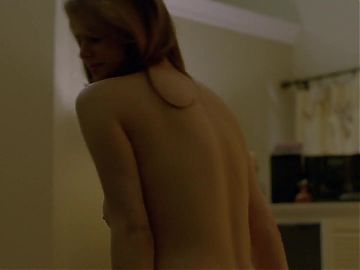 Alexandra Daddario in True Detective – boobs and pussy closeup