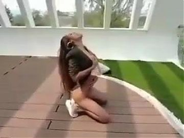Steamy Girl on Greenery - New Version