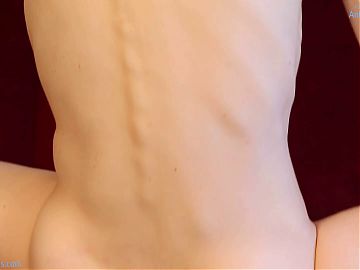 Flexible and gorgeous naked theater dancer Annett A spreads her divine legs extremely wide.