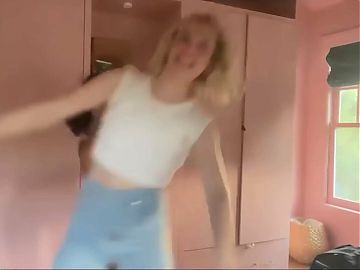Diane Guerrero and hot blonde friend dancing